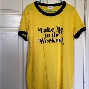 XL LuLaRoe Liv Tee - NWT